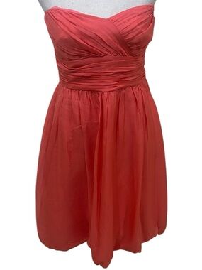 Shoshanna | Dresses | Shoshanna Gold Metallic Champagne Strapless Dress |  Poshmark